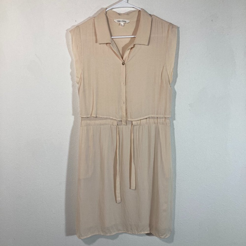 dagg & stacey Lightweight Peach Drawstring Dress